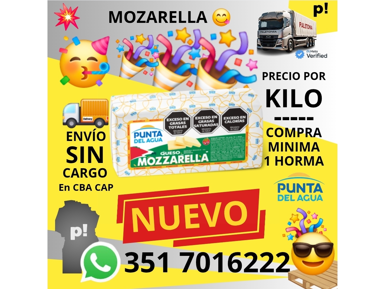 QUESO MOZZARELLA BARRA