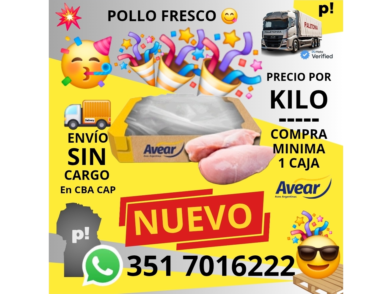 FILET DE PECHUGA (FRESCO) X 15 KG