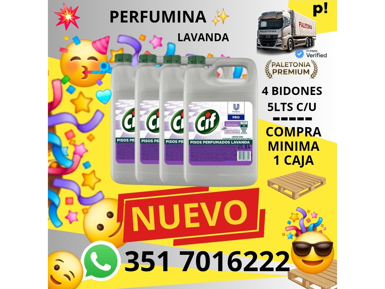 CIF PISOS LAVANDA BOT X5L