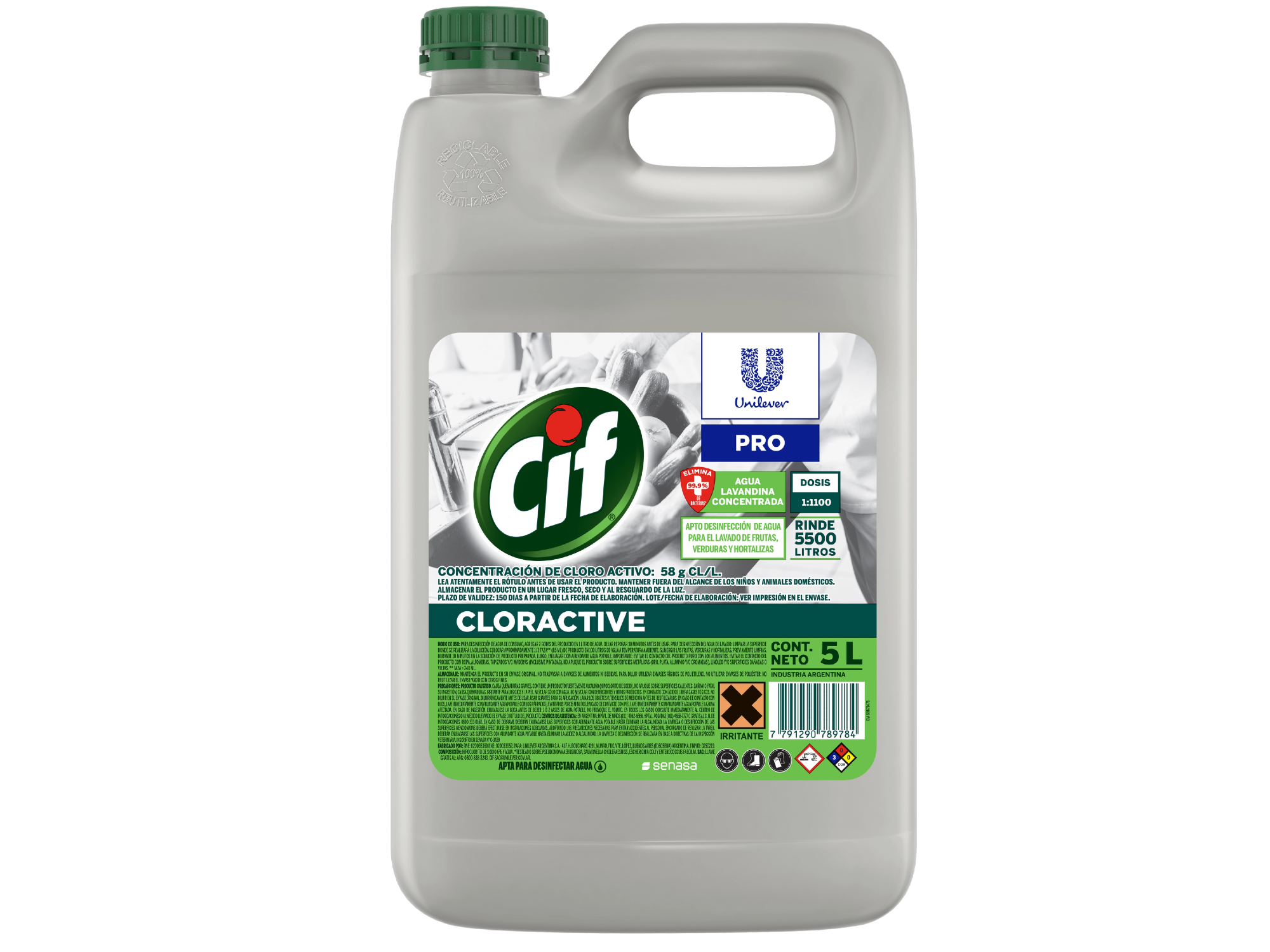 CIF CLOROACTIVE X 5LTS