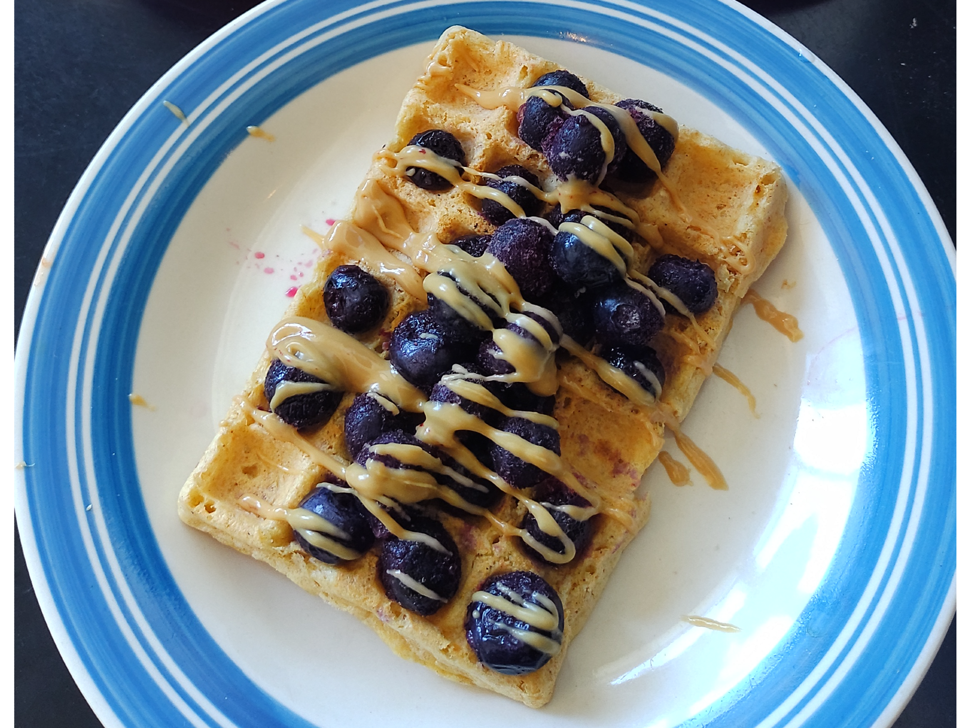 Waffles de ricota y citricos.