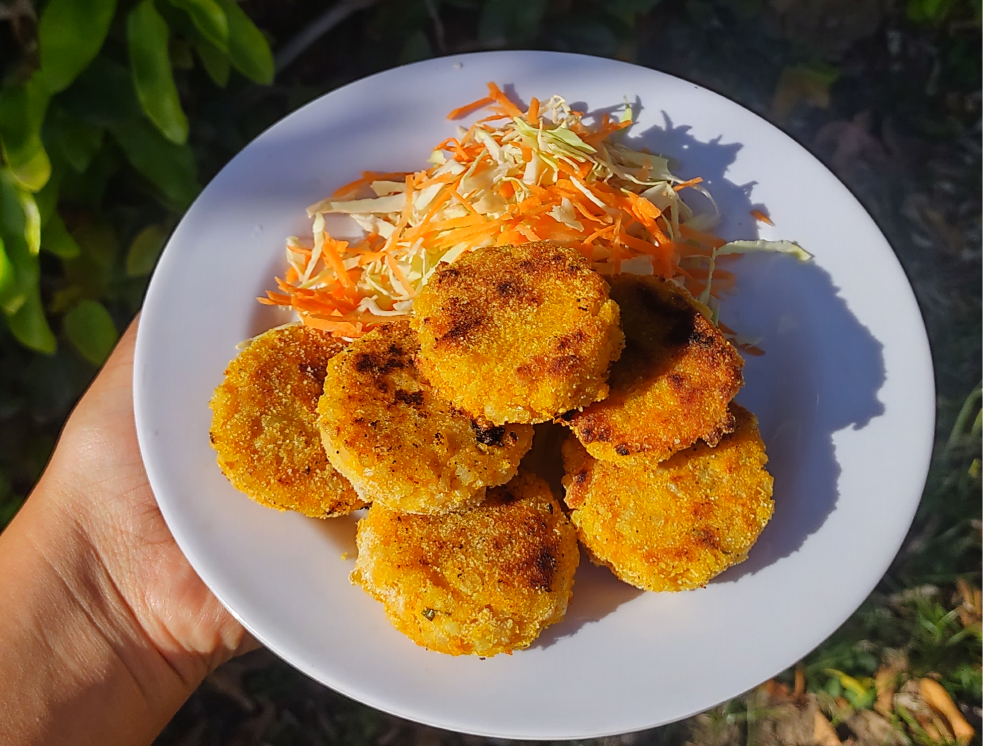 Bocaditos de calabaza y yamani