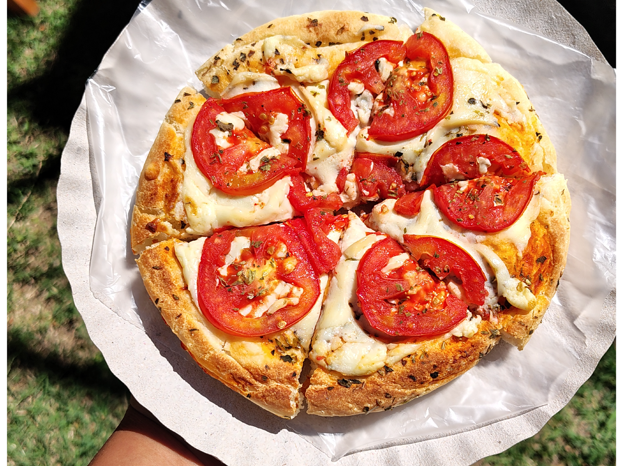 Pizza sin gluten (individual)