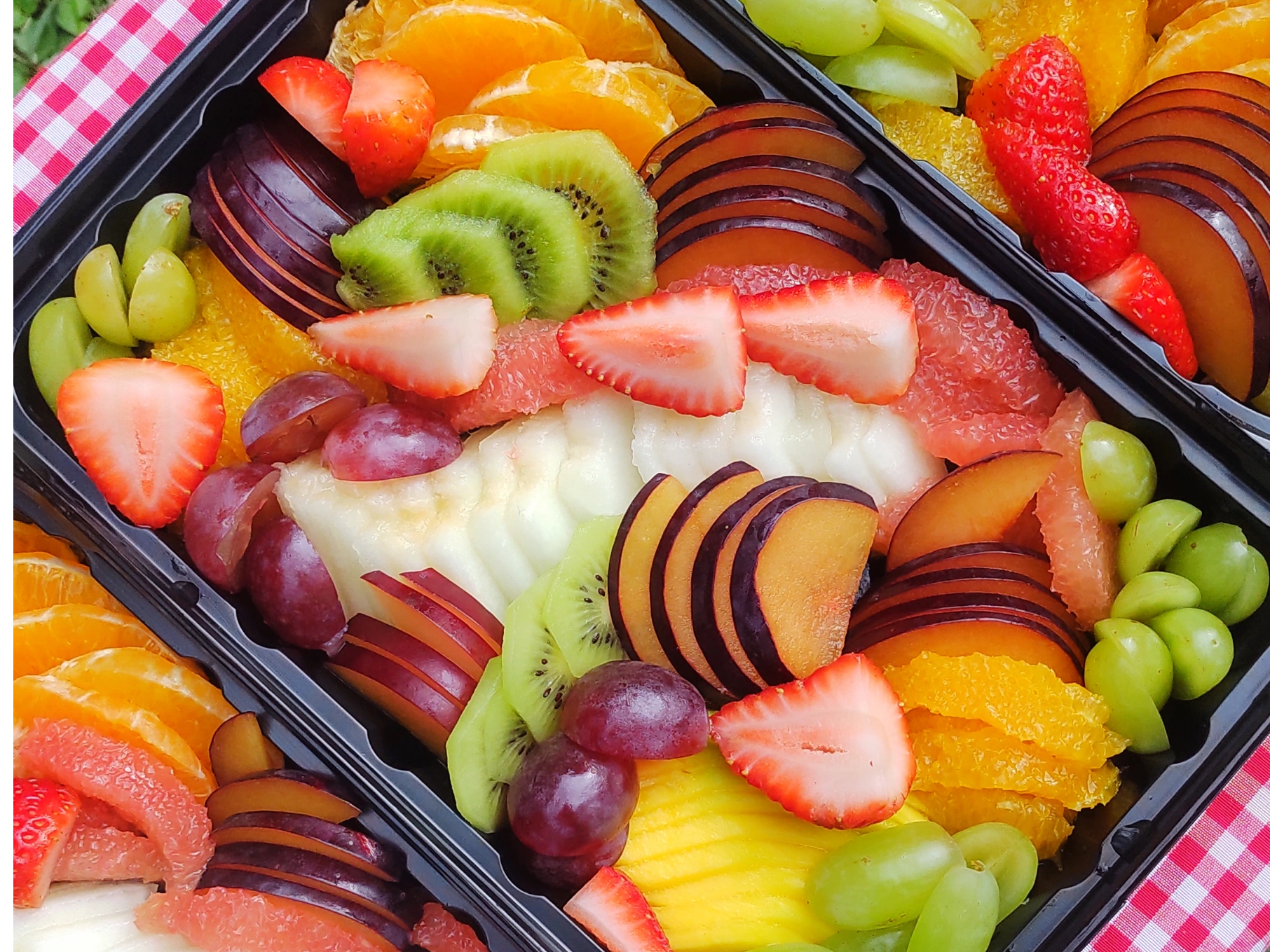Bandeja de frutas frescas