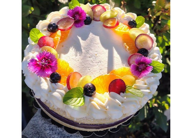 Torta Frutal- con azúcar
