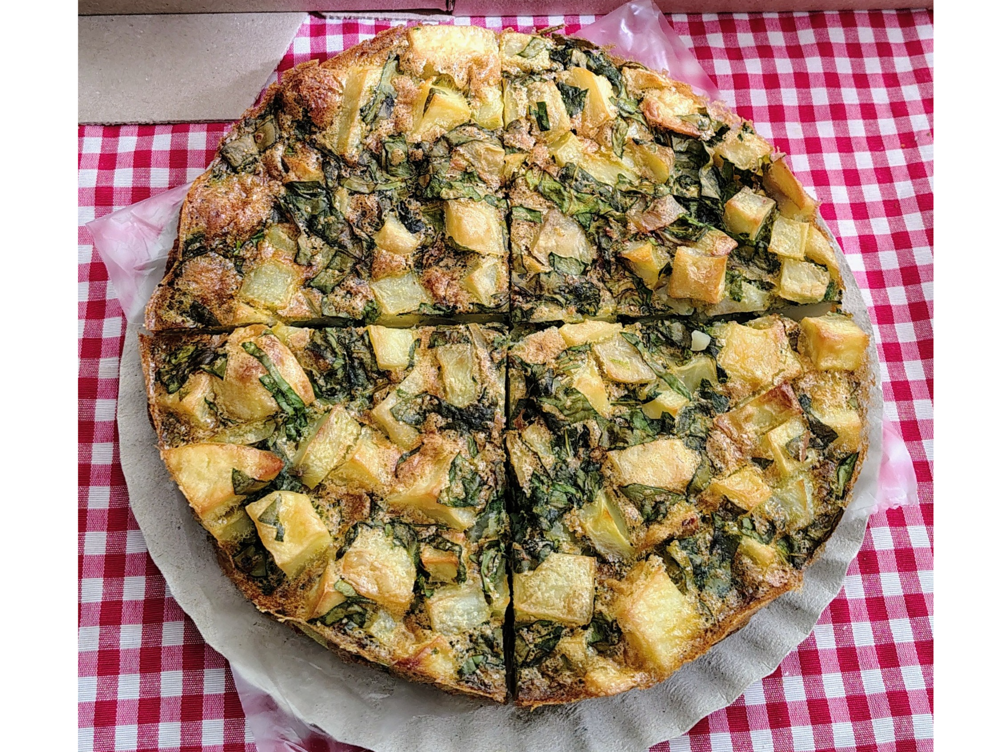 Tortilla 4 porciones 20 cm.