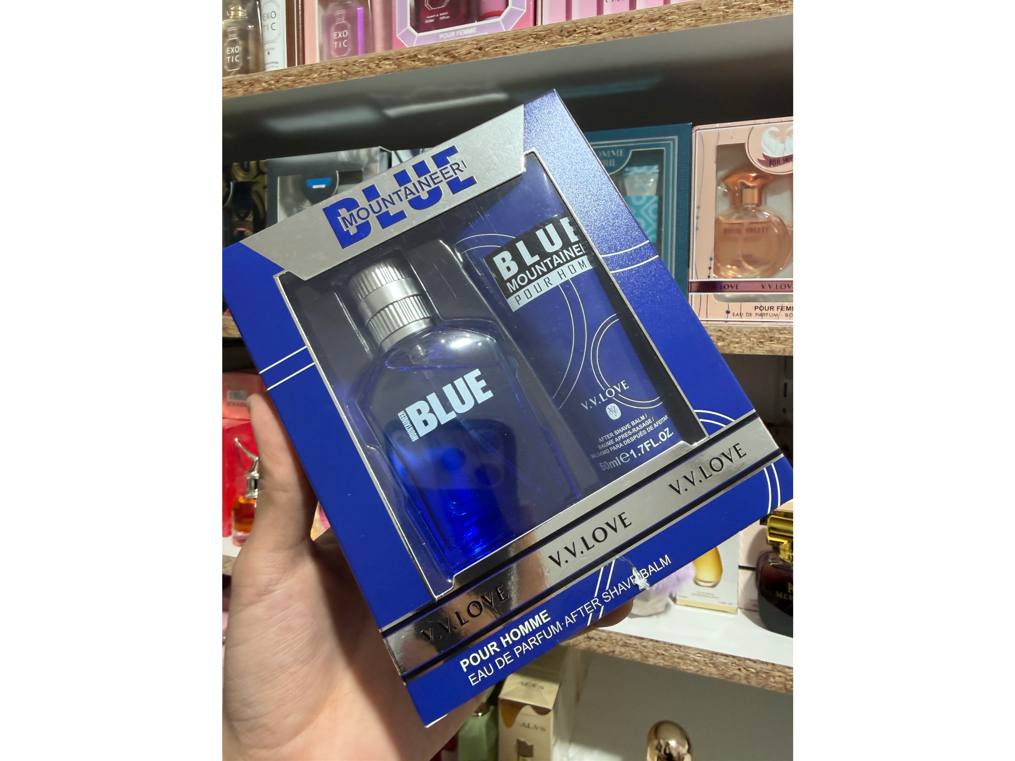 Dúo perfume más crema blue