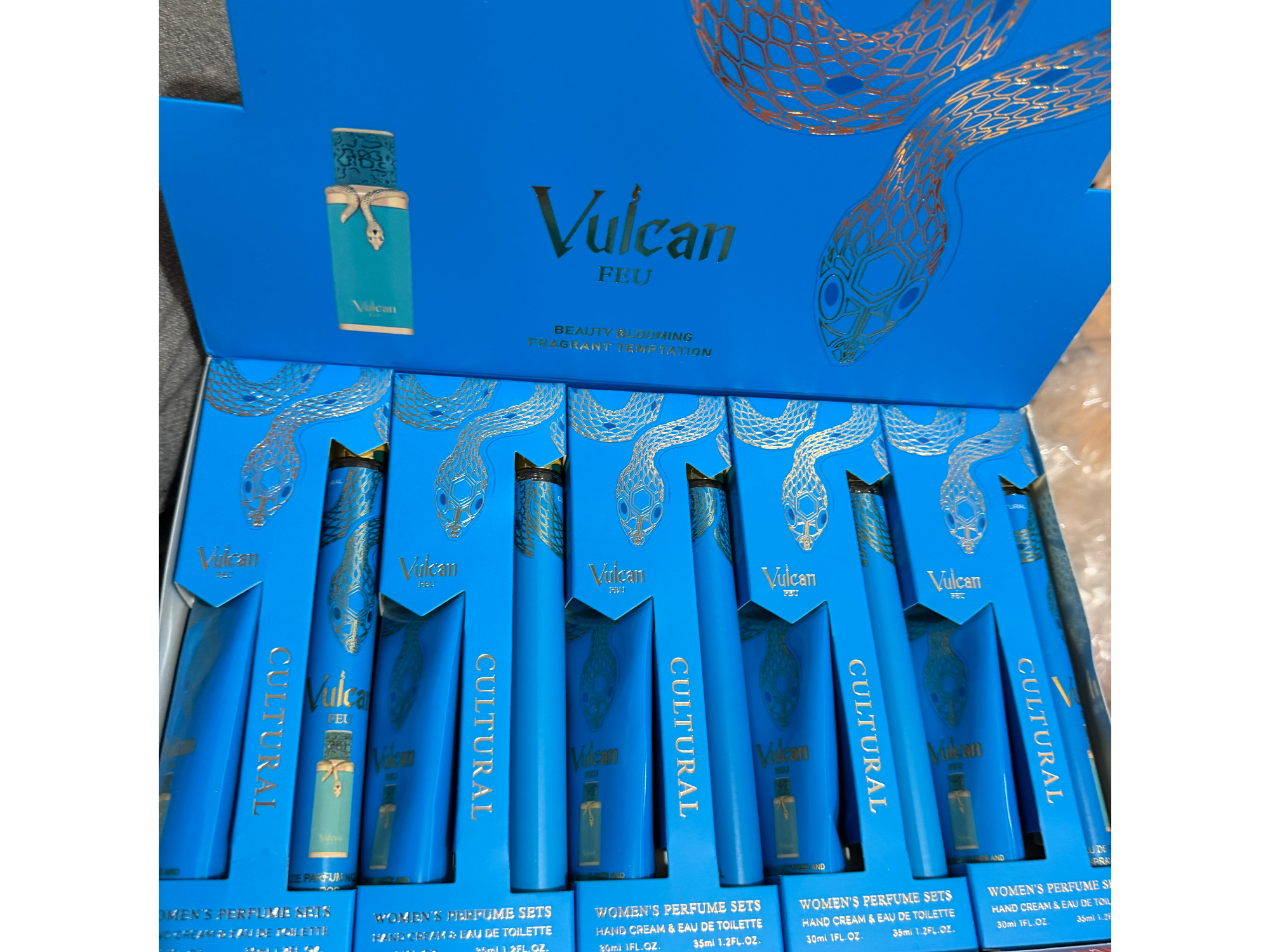 Crema + perfume tubito Vulcan feu 35 ml