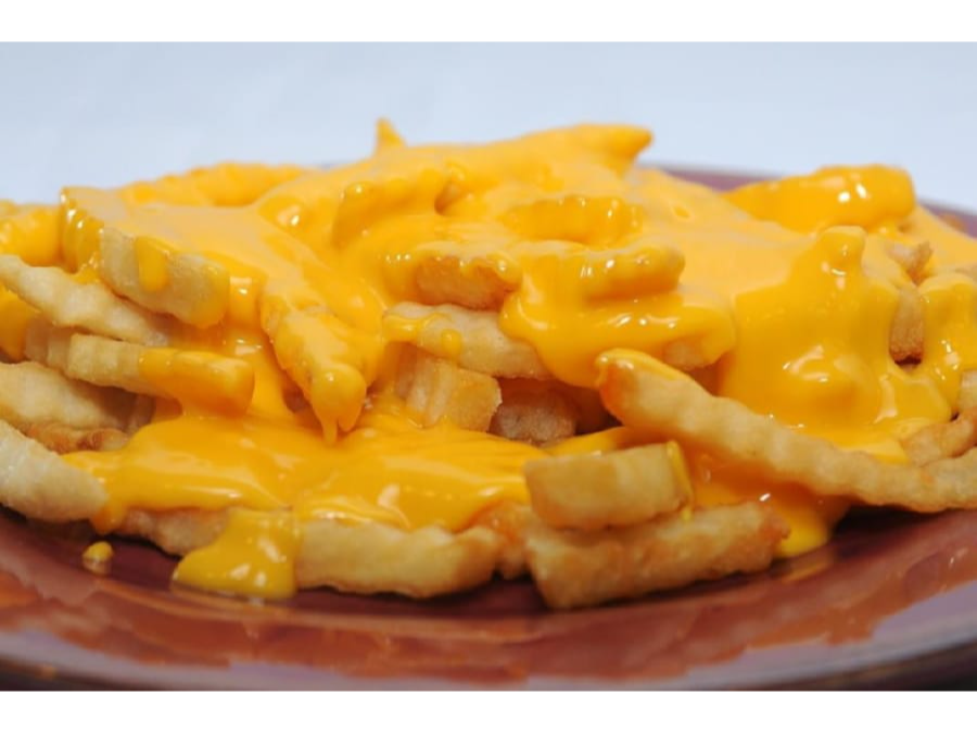 PAPAS FRITAS CON CHEDDAR GRANDE