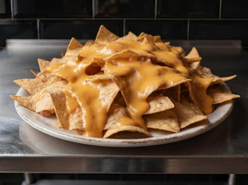 NACHOS CON CHEDDAR