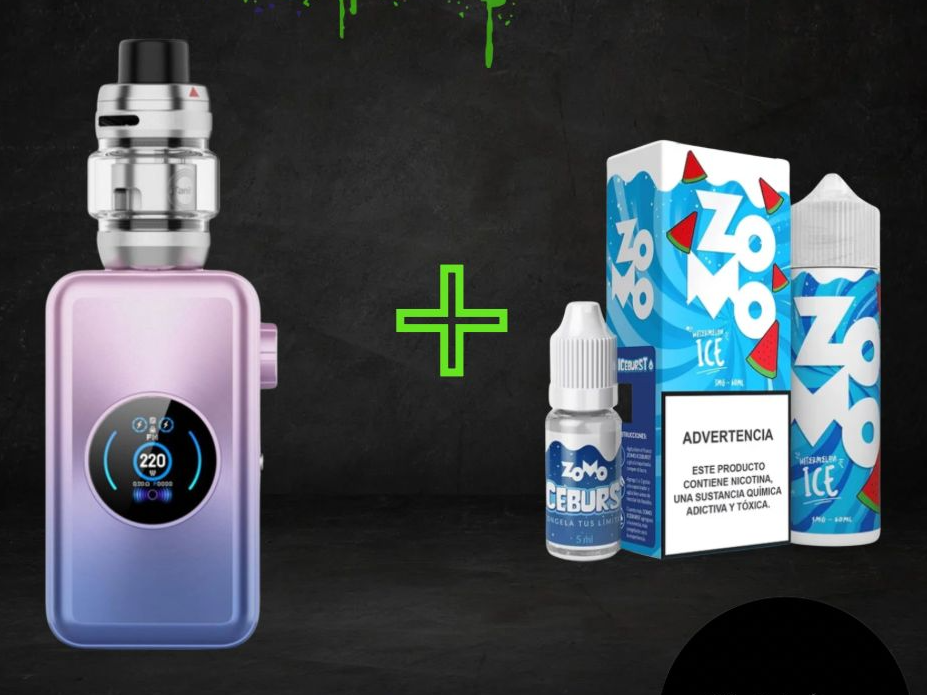 VAPORESSO GEN MAX + PILAS + ZOMO 60 ML