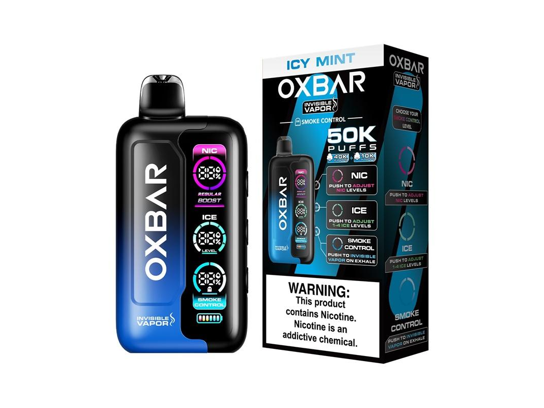 cordobavapor | OXBAR 50 K INVIS "3 EN 1" 5% ( 50 mg ) cordobavapor | OXBAR 50 K INVIS "3 EN 1" 5% ( 50 mg )