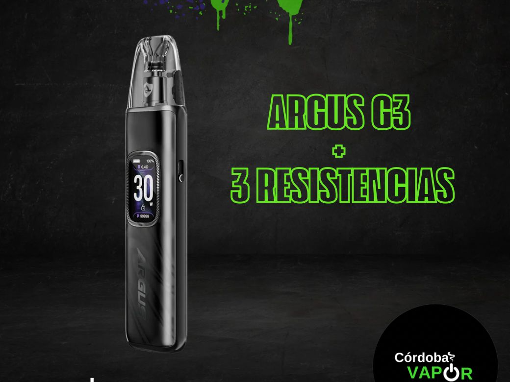 VOOPOO ARGUS G3 + CAJA EXTRA 3 RESIS