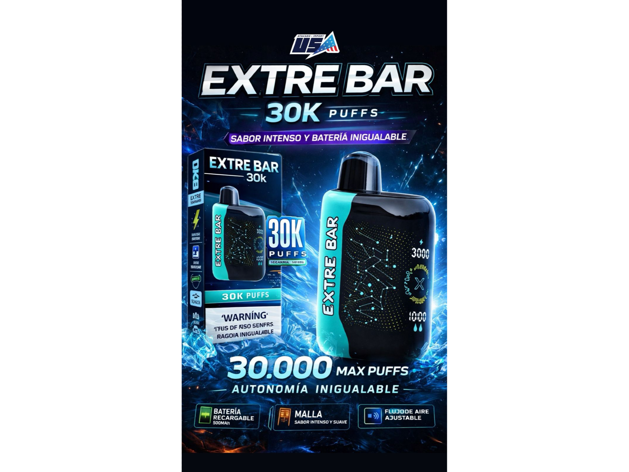 EXTREBAR TURBO X 30 K 5 % ( 50 mg )