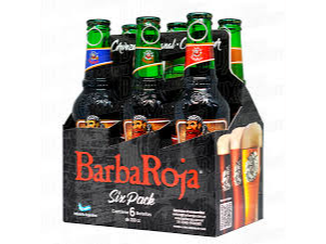 PACK 6 BARBA ROJA X 330 CM