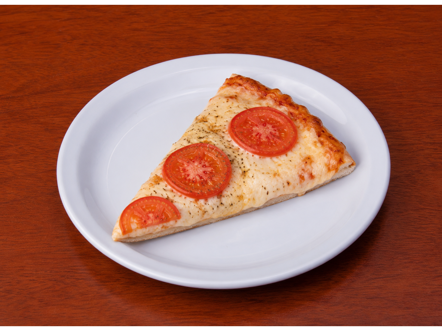 PIZZA MUZZA Y TOMATE PORCION