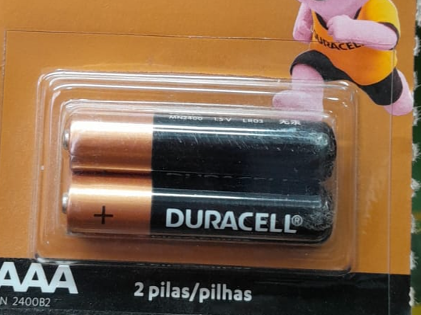 X2 pilas duracell AAA