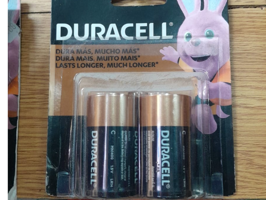 Pilas c2 Duracell x2