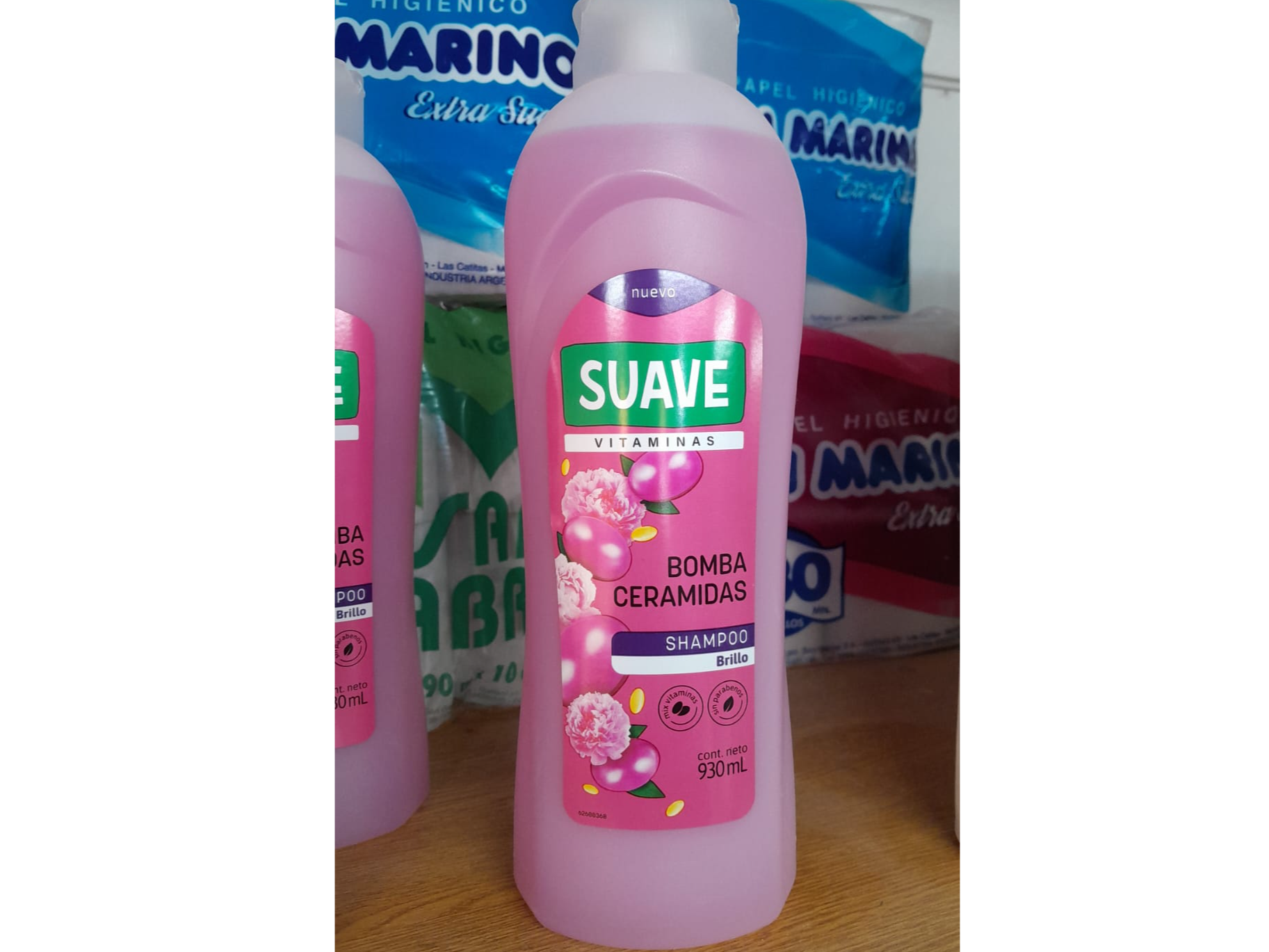 Shampoo suave ceramidas