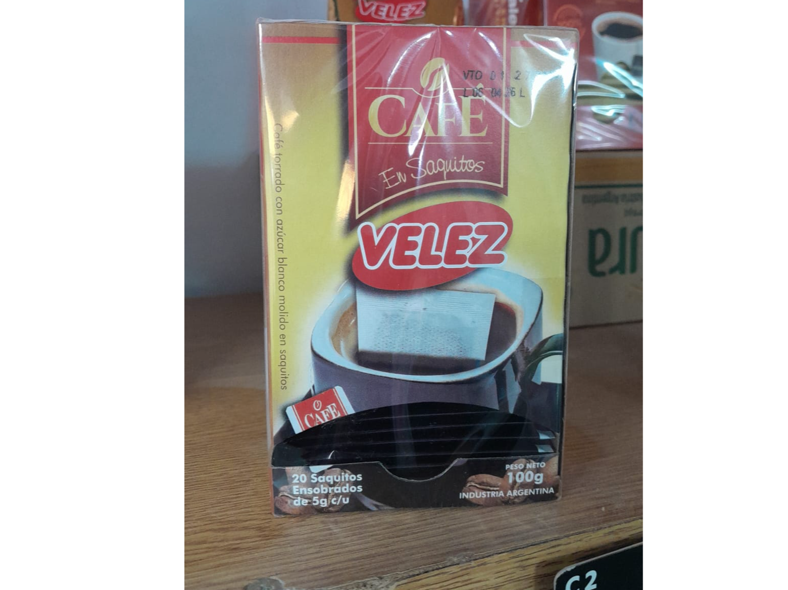 Cafe Velez x20 saquitos