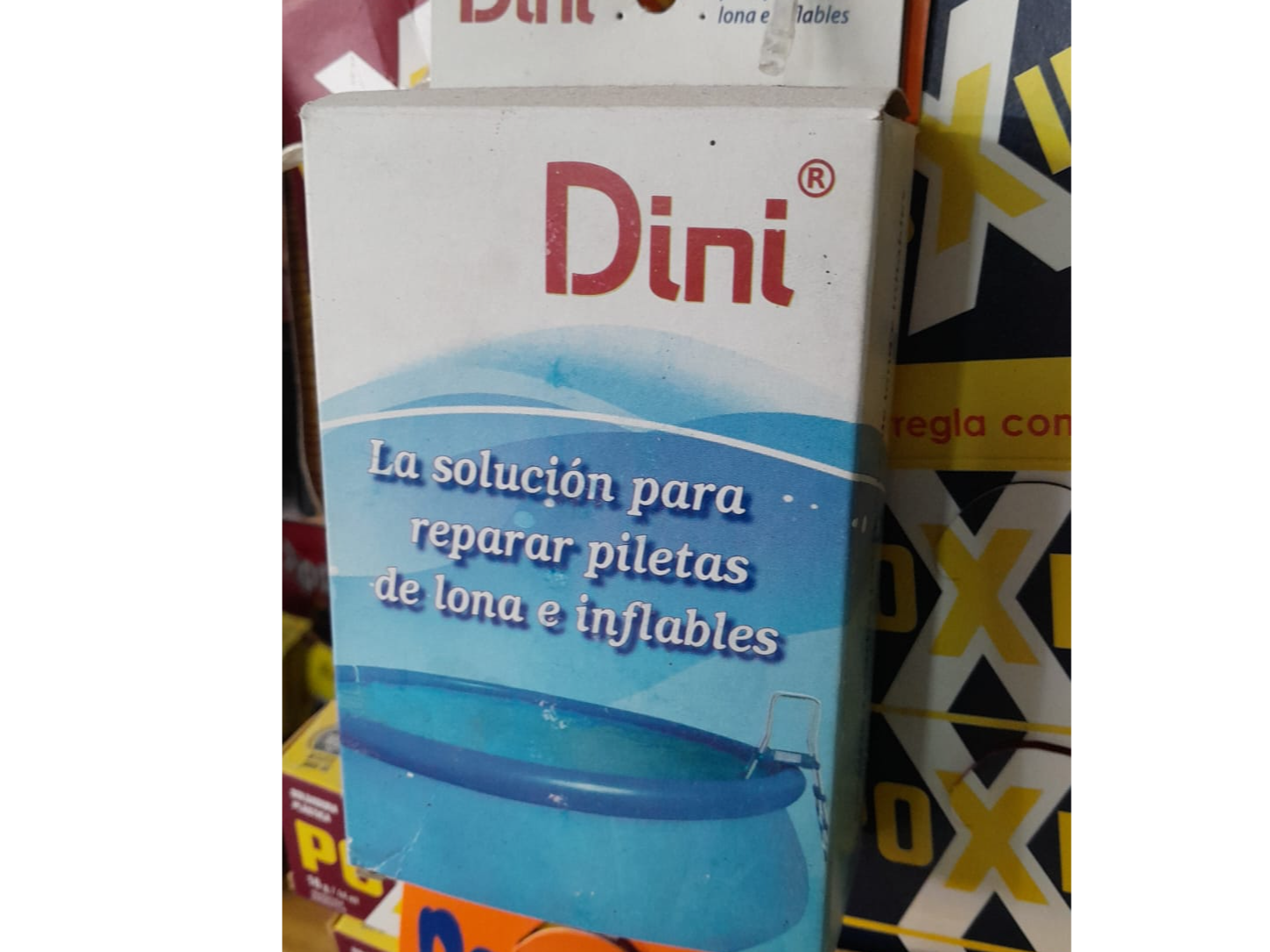 Adhesivo parche para pileta