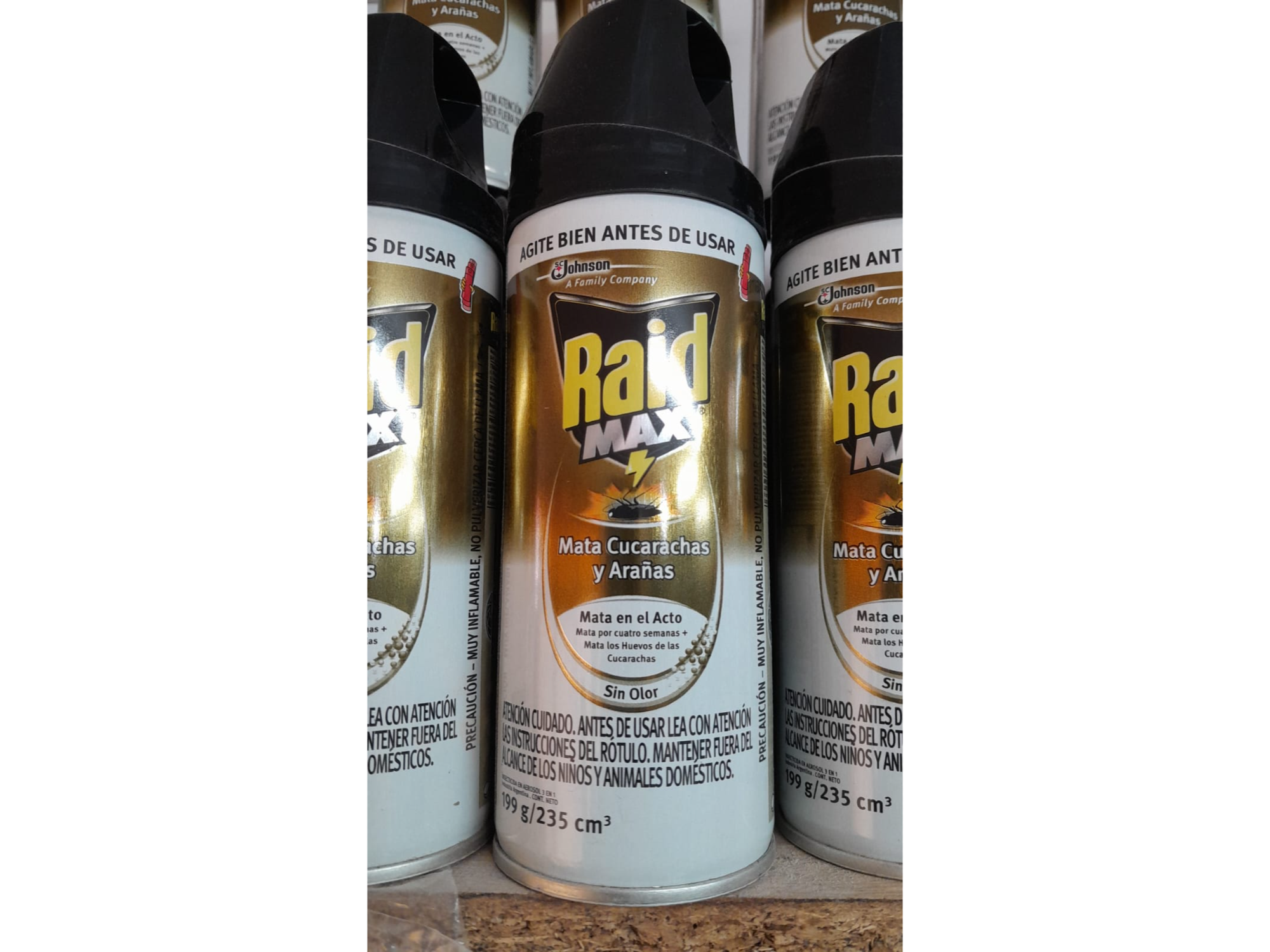Raid mata cucarachas y arañas