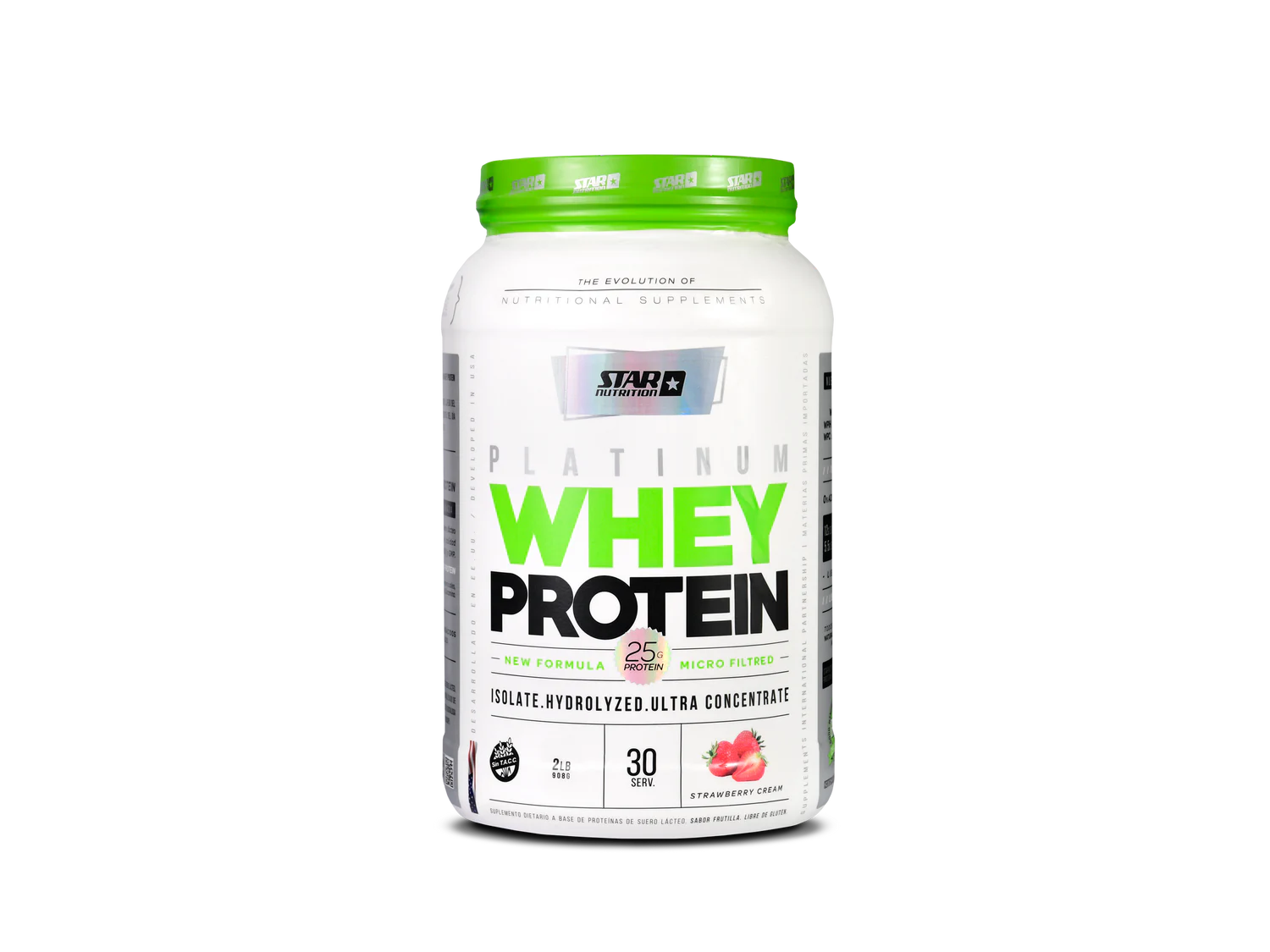 Platinum Whey Protein 2 LB - VAINILLA- STAR
