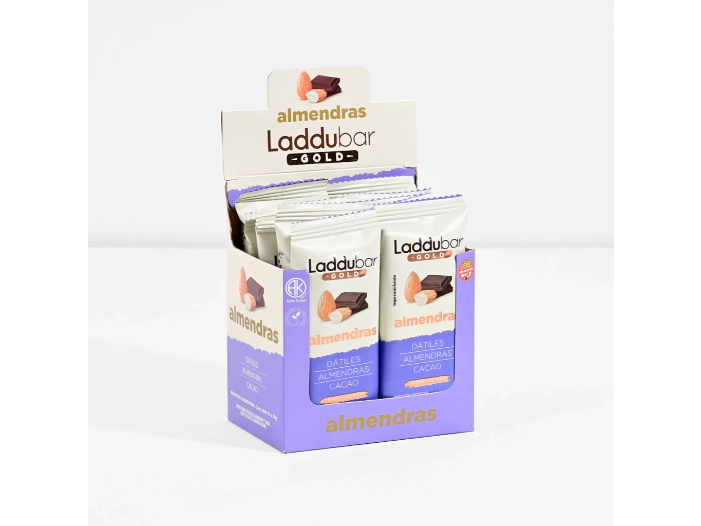 LADDUBAR GOLD ALMENDRAS X12