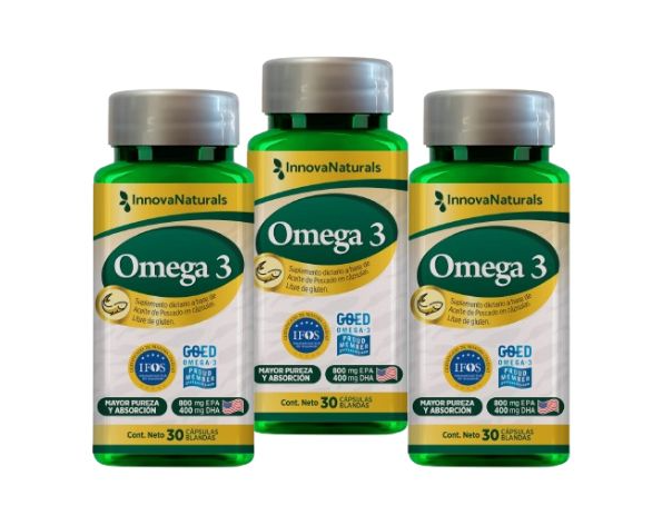 COMBO X3 Omega 3 (800 EPA + 400 DHA) x30 Capsulas