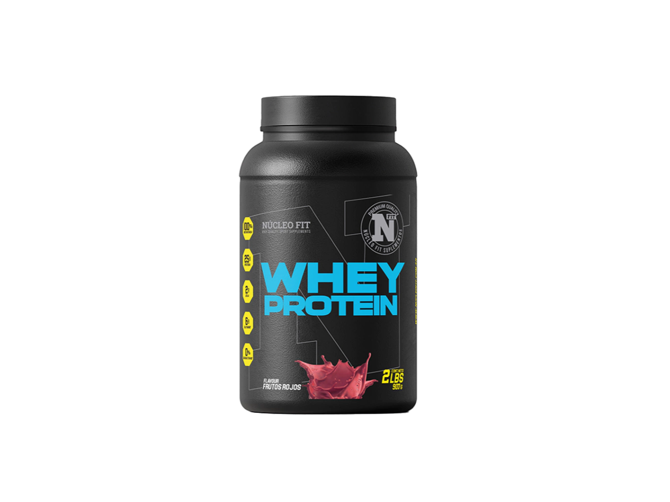 WHEYPROTEIN  - 2Lbs / 906g - FRUTOS ROJOS