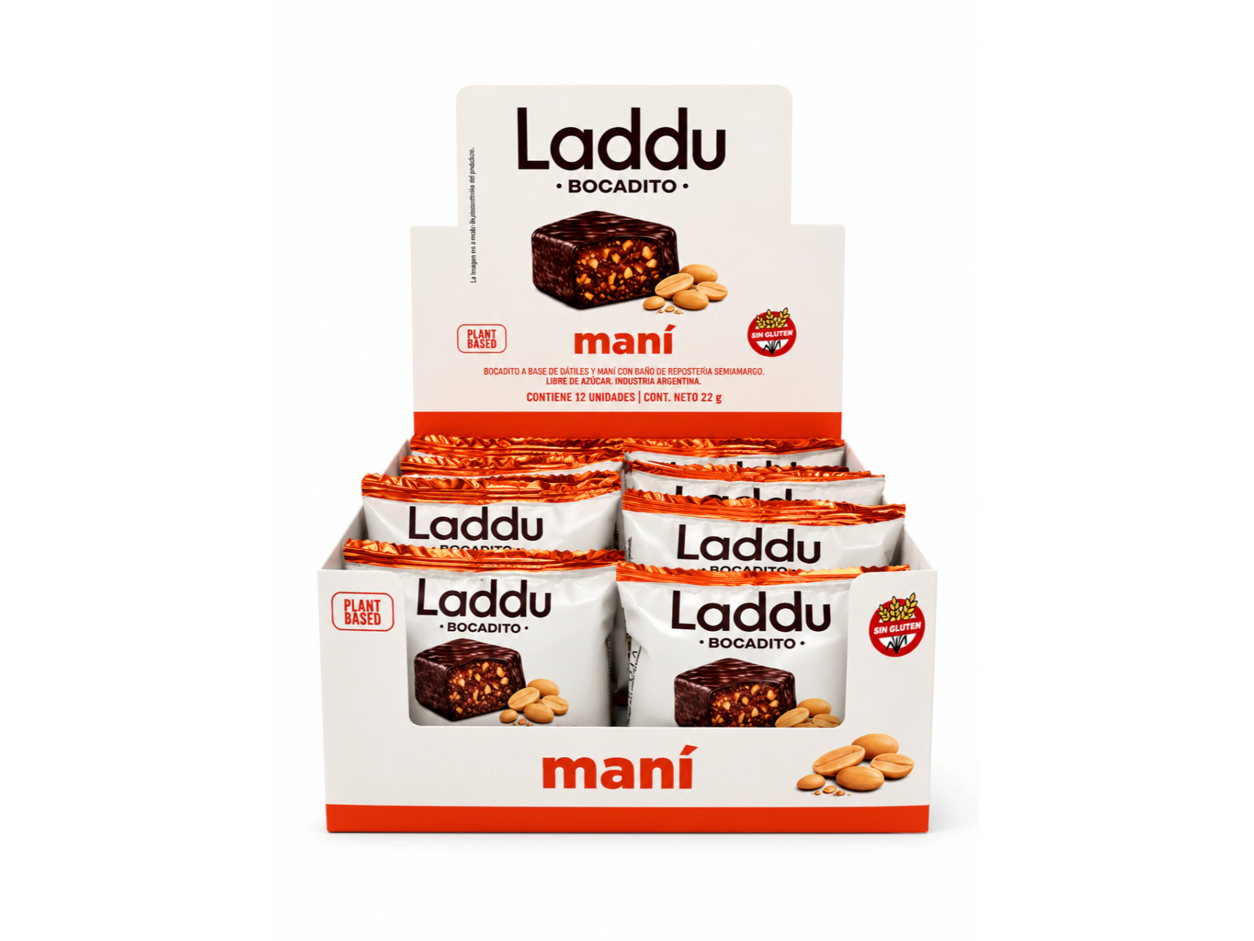 LADDU BOCADITOS MANI - CAJA X12