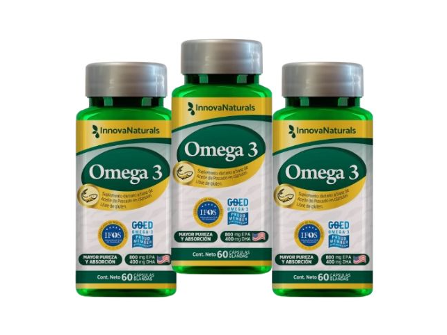 COMBO X3 Omega 3 (800 EPA + 400 DHA) x60 Capsulas