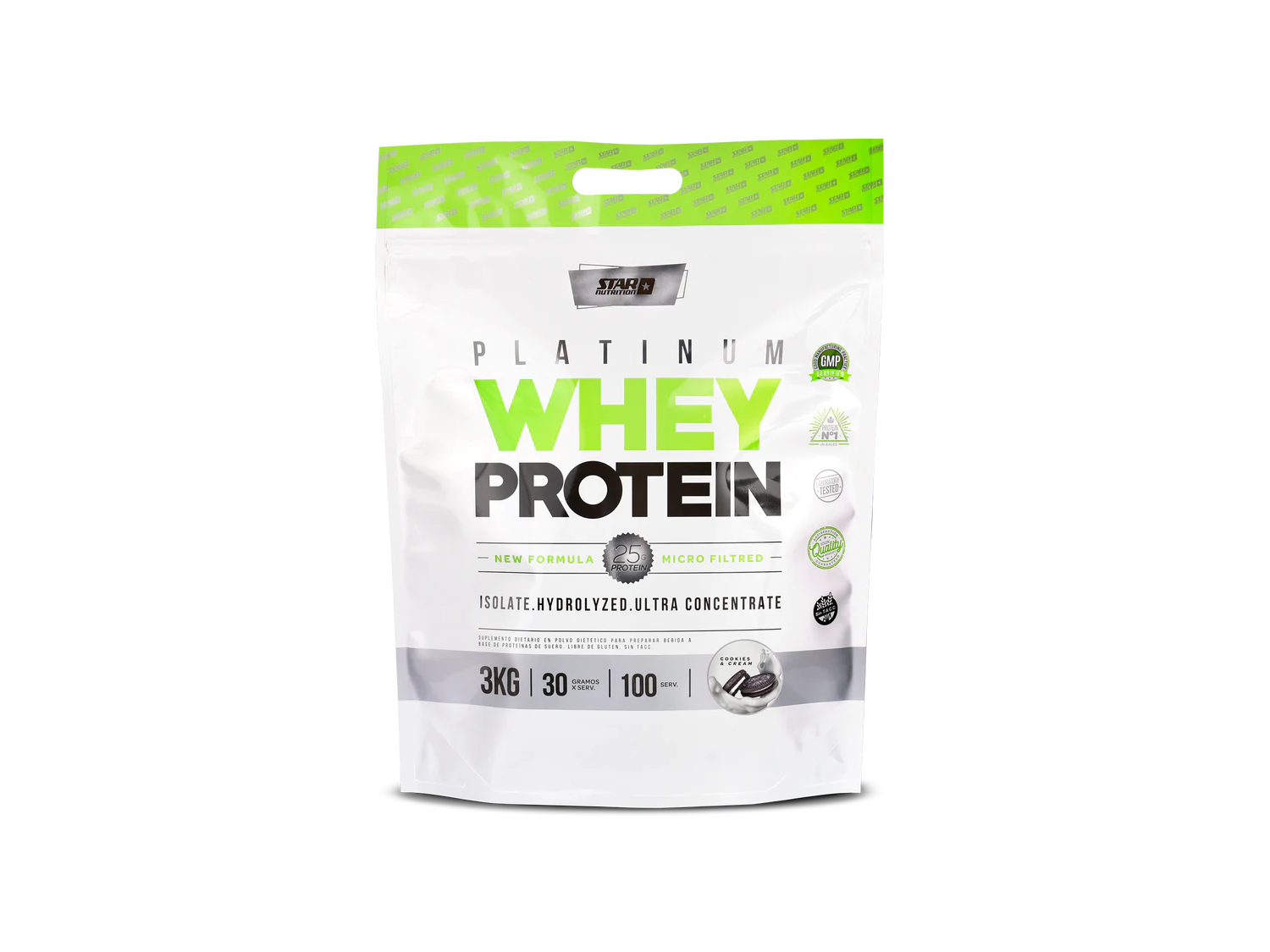 Platinum Whey Protein 3 Kg Cookies & Cream