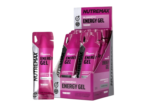 CAJA ENERGY GEL (12x33g) - NUTREMAX - CON CAFEINA