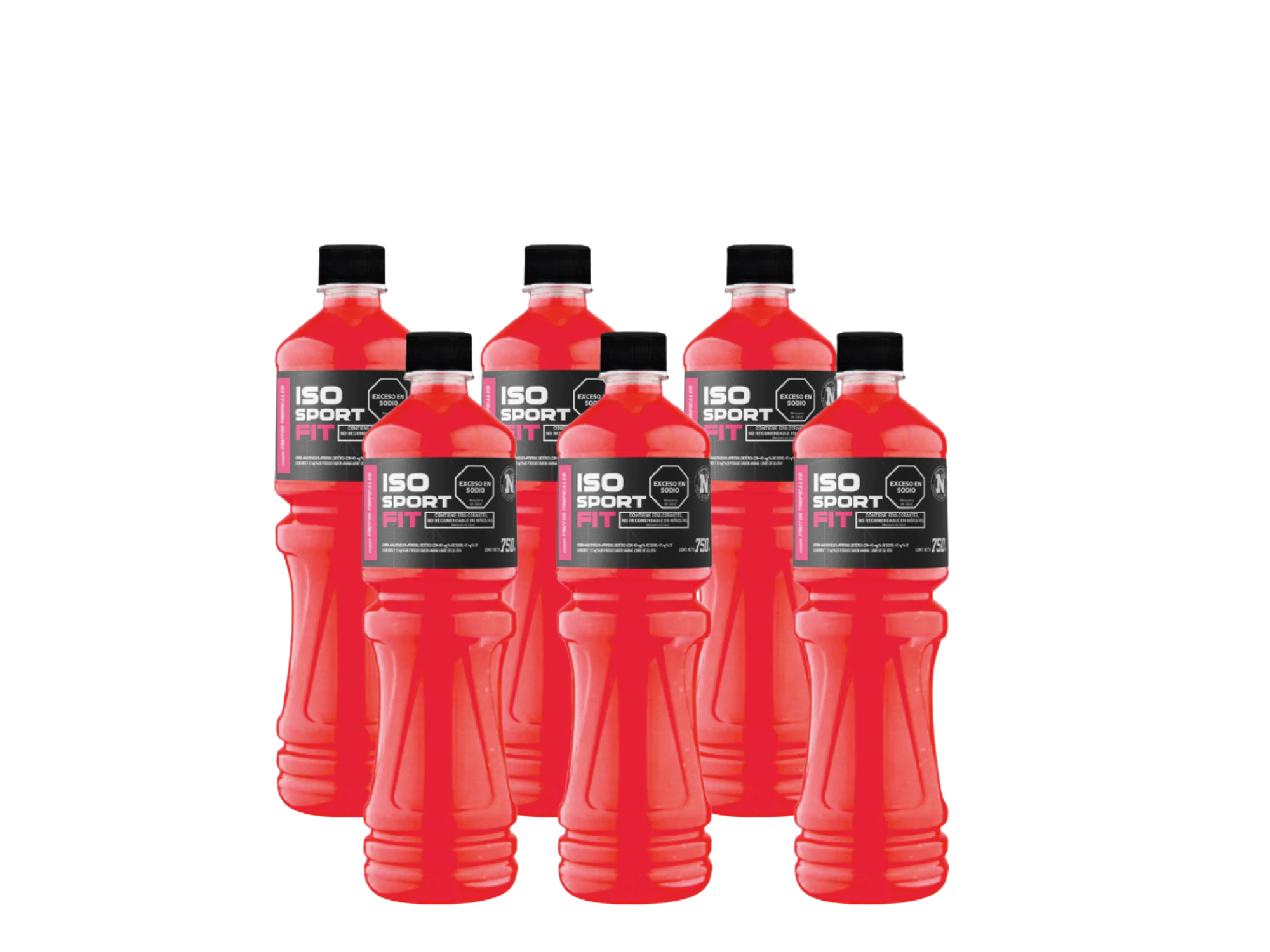 PACK 10% OFF  X6 ISO SPORT FIT - Bebida Isotónica - 750ml (6 unidades)