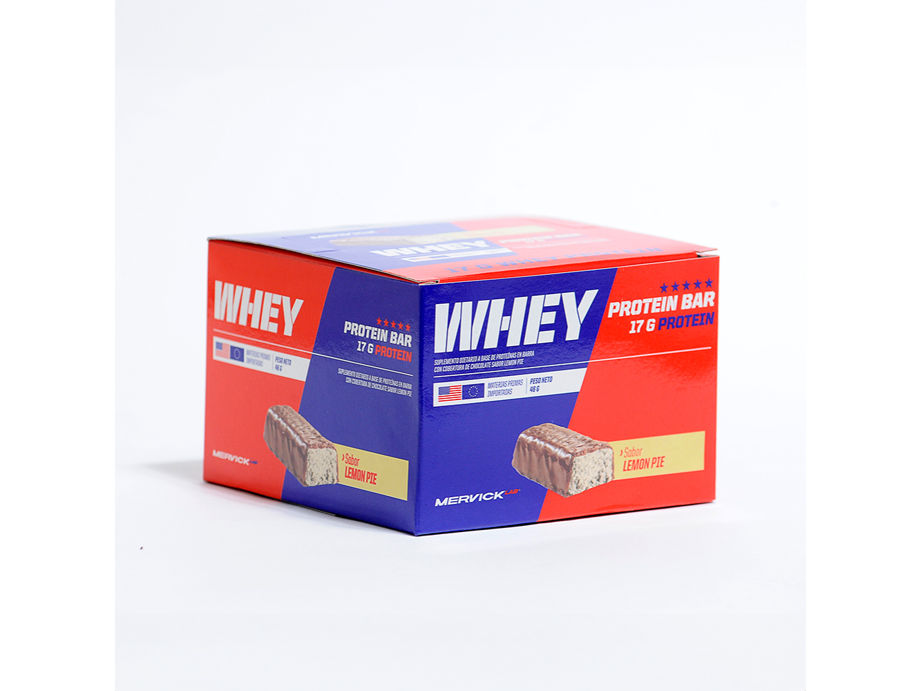 Whey Bar Protein Lemon Pie (12x46g) - MERVICK