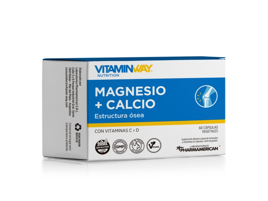 MAGNESIO + CALCIO x60