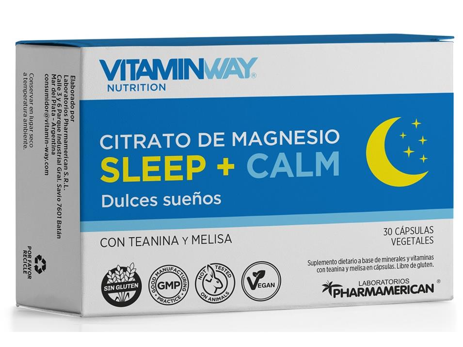 CITRATO DE MAGNESIO SLEEP+CALM VITAMIN WAY CAPX30