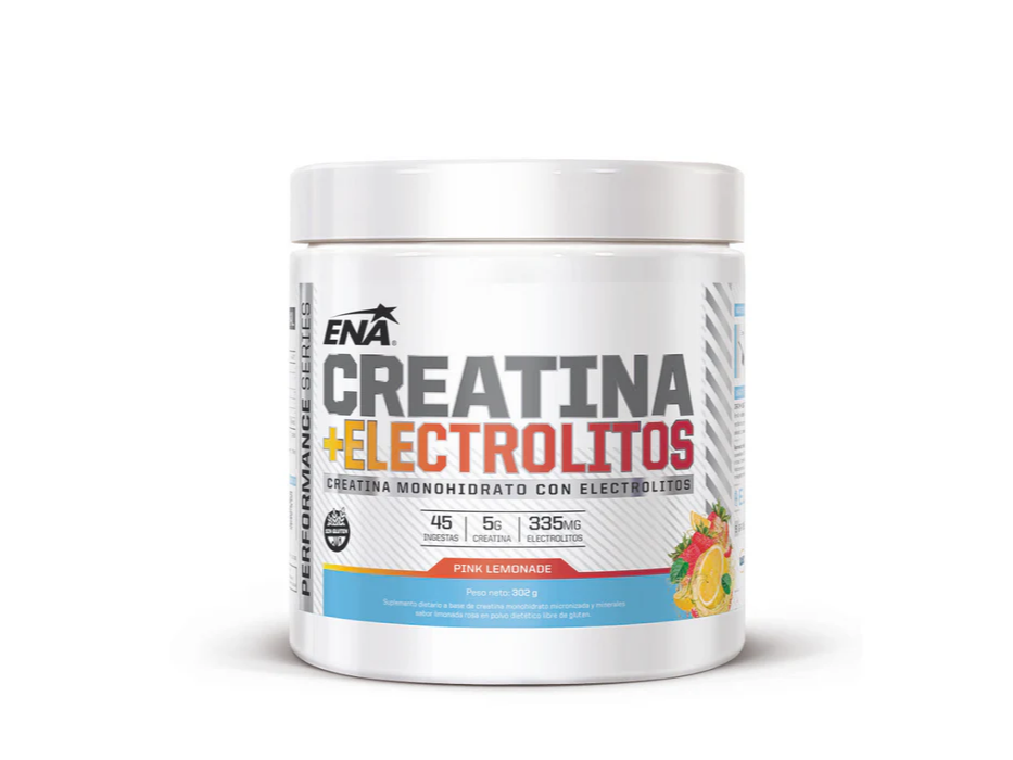 Creatina + Electrolitos 302g PINK LEMONADE