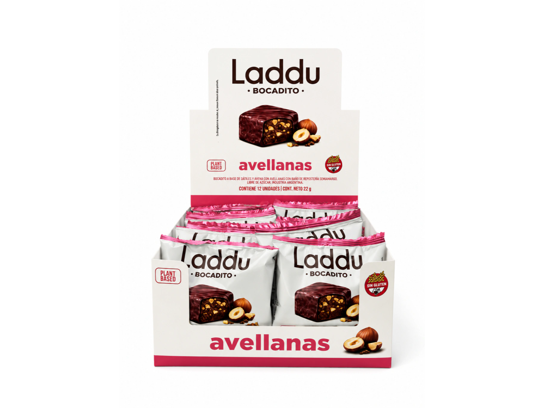 LADDU BOCADITOS AVELLANA - CAJA X12