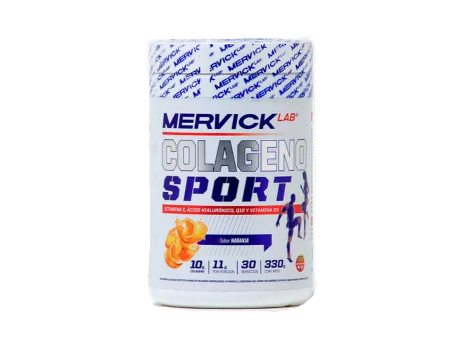 Colageno Sport Sabor Naranja 330g - MERVICK LAB