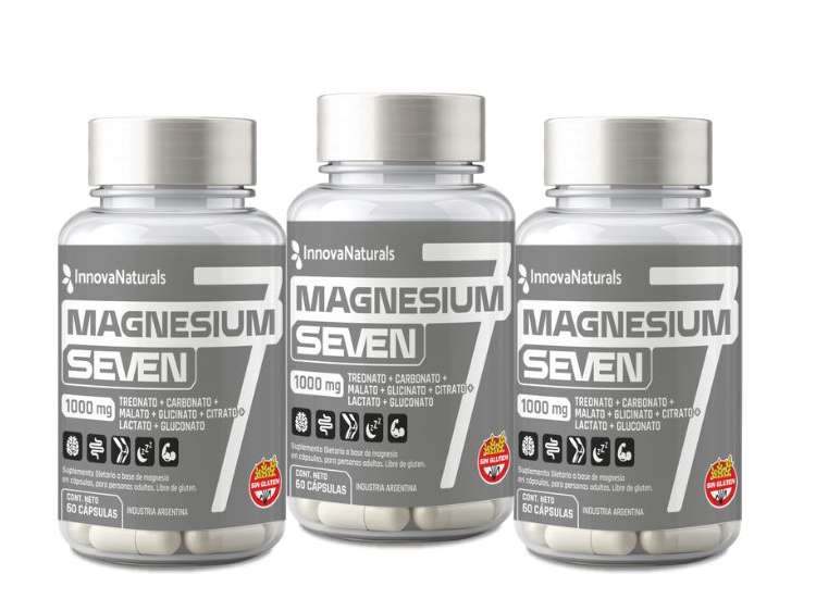 COMBO X3 Magnesio Seven x60 Capsulas
