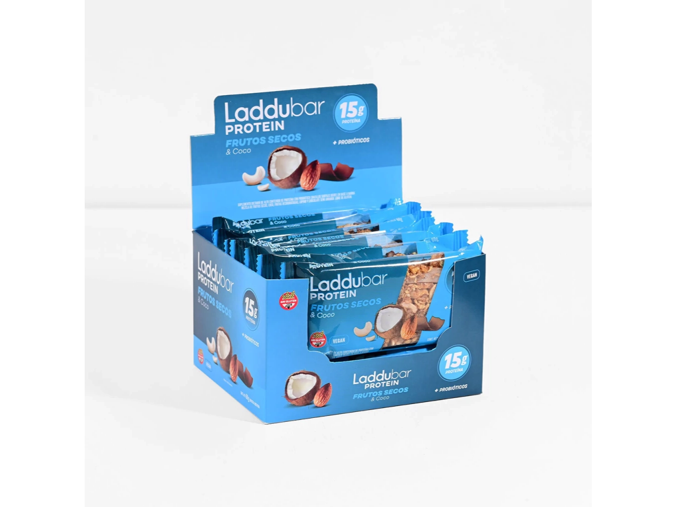 LADDUBAR PROTEIN - FRUTOS SECOS & COCO X10