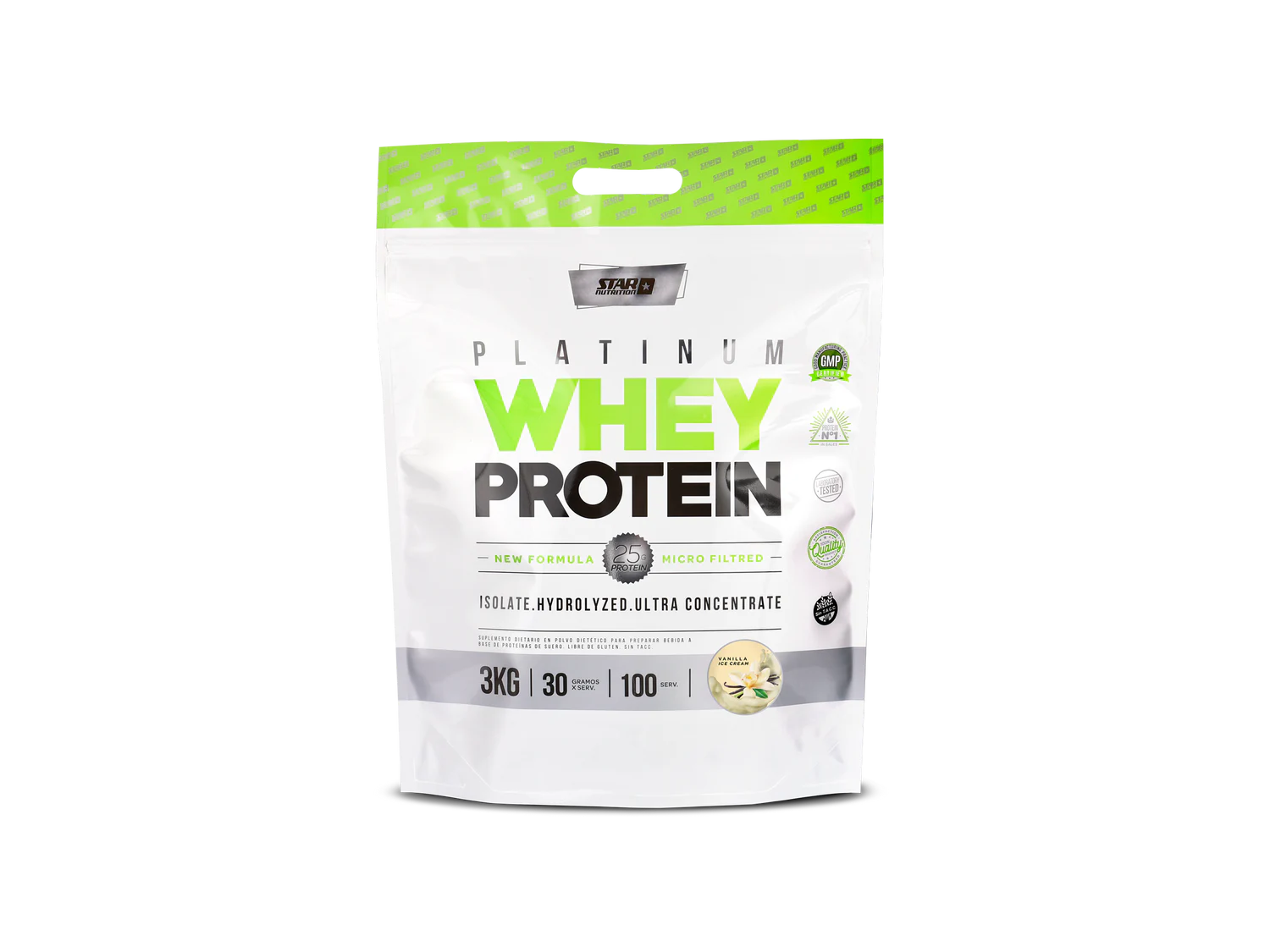 Platinum Whey Protein 3 Kg Vainilla