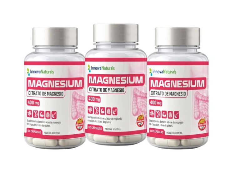 COMBO X3 Citrato de magnesio x60 Capsulas