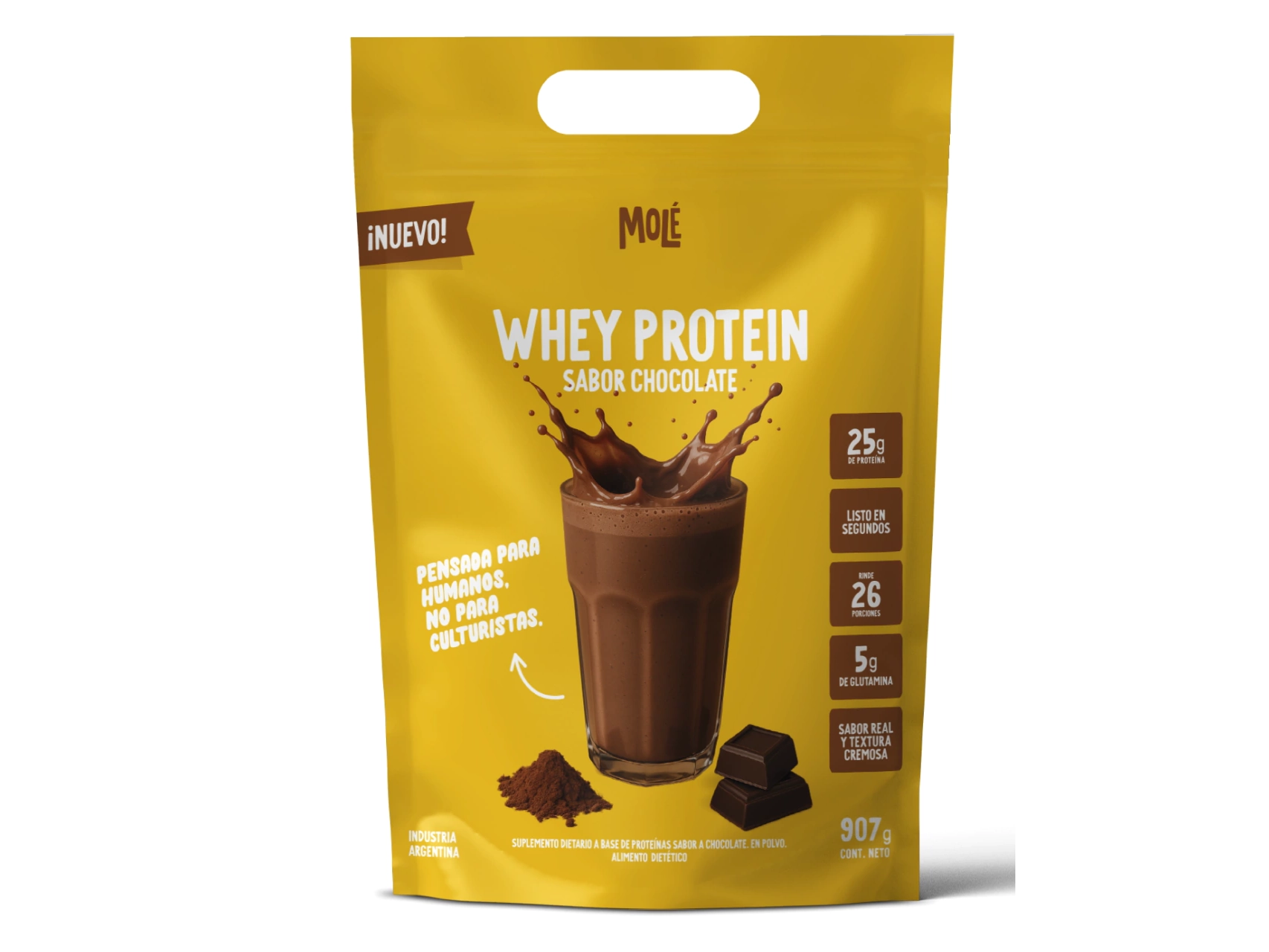 WHEY PROTEIN CHOCOLATE 2LB MOLÉ