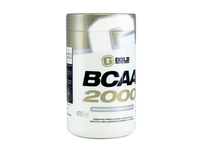Bcaa 2000 120 Caps - GOLD NUTRITION