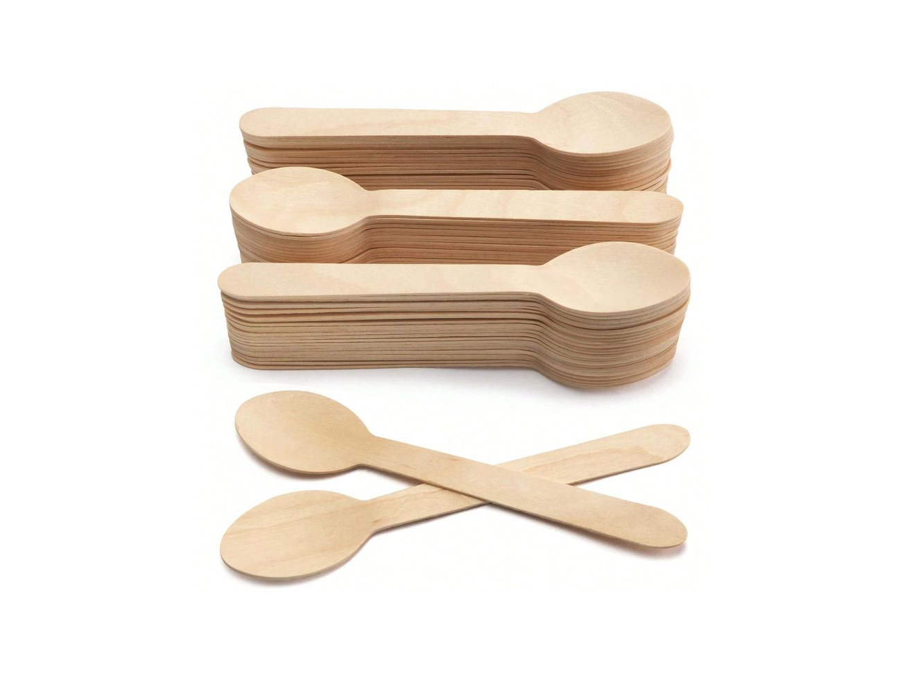 Cuchara madera x 50
