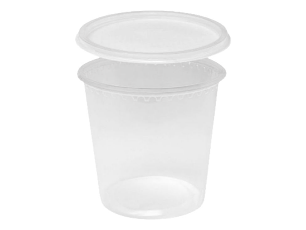 Potes cristal con tapa