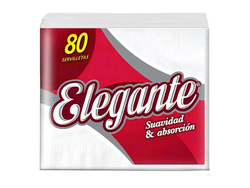 Servilletas elegante paq x 80 servilletas